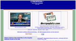 Desktop Screenshot of cyberpedia.com