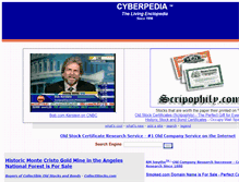 Tablet Screenshot of cyberpedia.com
